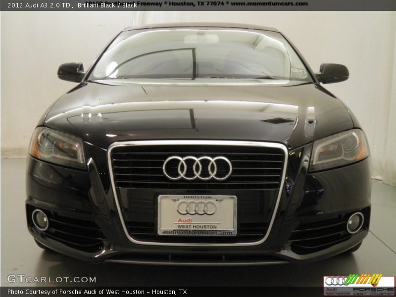 Brilliant Black / Black 2012 Audi A3 2.0 TDI