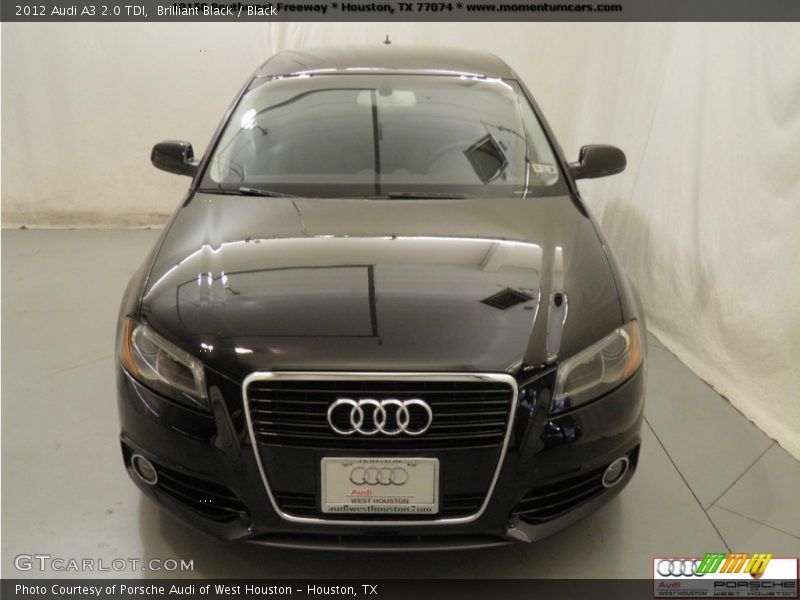 Brilliant Black / Black 2012 Audi A3 2.0 TDI