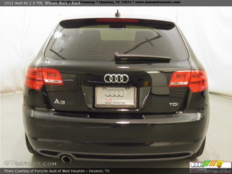 Brilliant Black / Black 2012 Audi A3 2.0 TDI