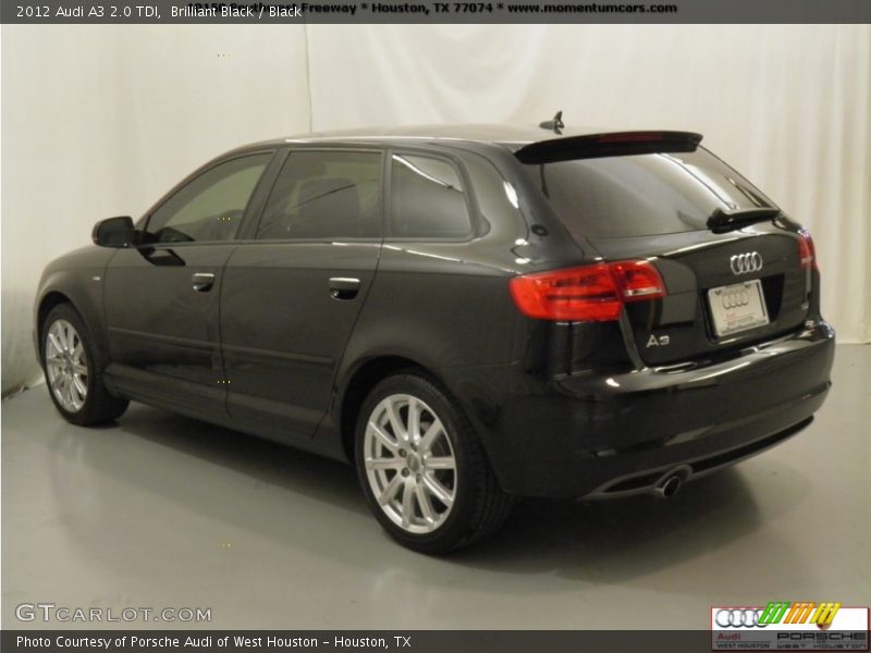 Brilliant Black / Black 2012 Audi A3 2.0 TDI