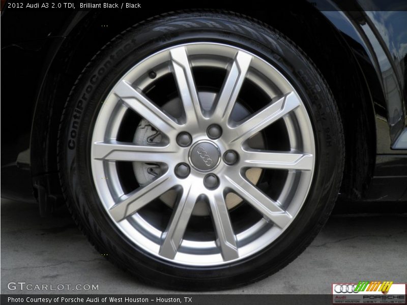 Brilliant Black / Black 2012 Audi A3 2.0 TDI