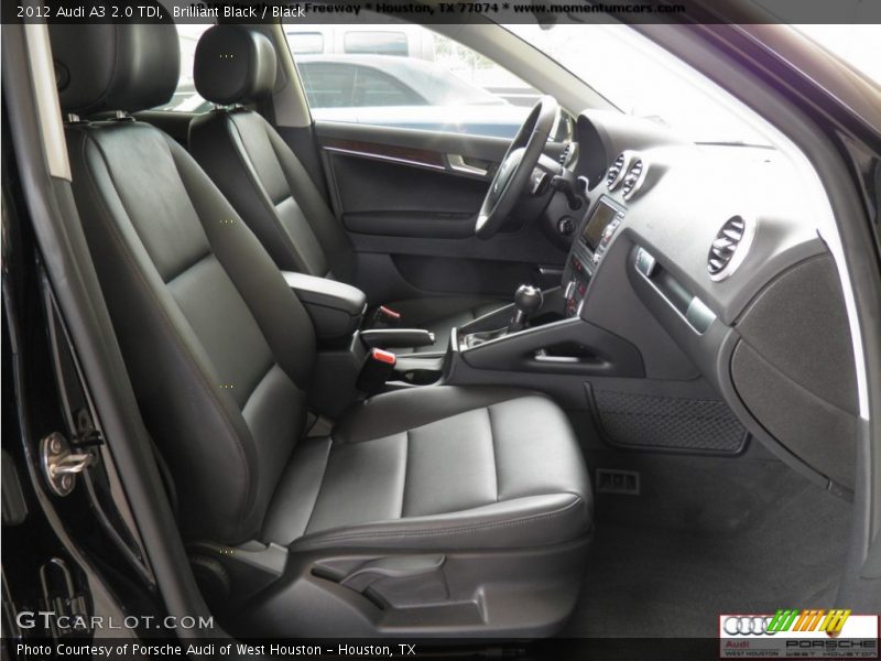 Brilliant Black / Black 2012 Audi A3 2.0 TDI