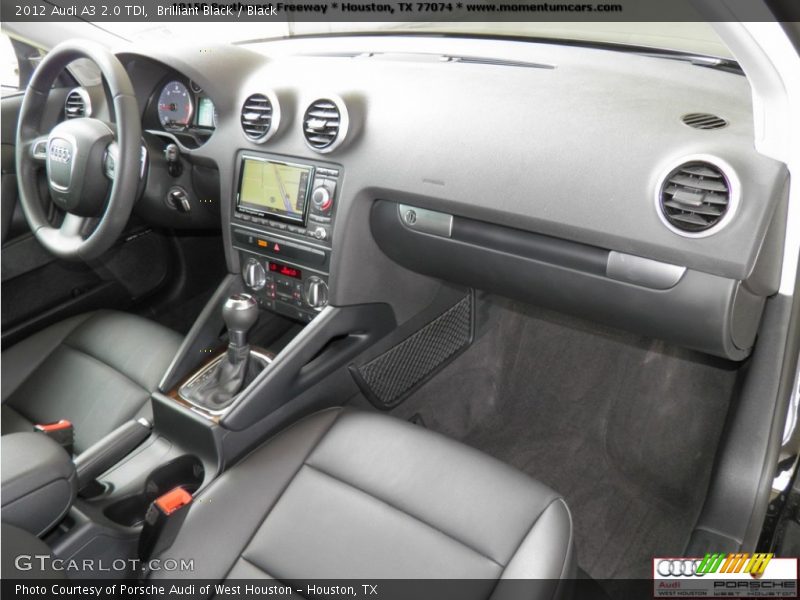 Brilliant Black / Black 2012 Audi A3 2.0 TDI