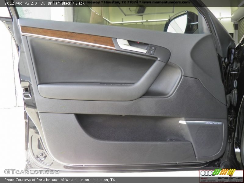 Brilliant Black / Black 2012 Audi A3 2.0 TDI