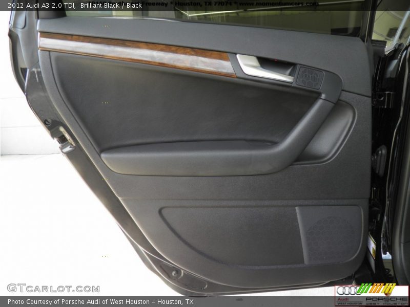 Brilliant Black / Black 2012 Audi A3 2.0 TDI