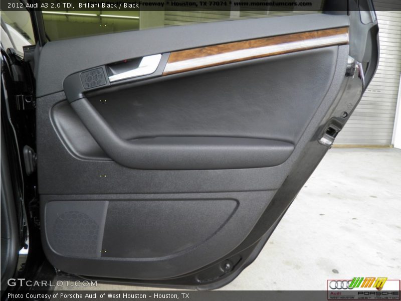 Brilliant Black / Black 2012 Audi A3 2.0 TDI