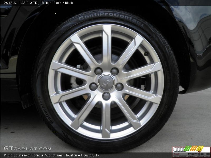 Brilliant Black / Black 2012 Audi A3 2.0 TDI