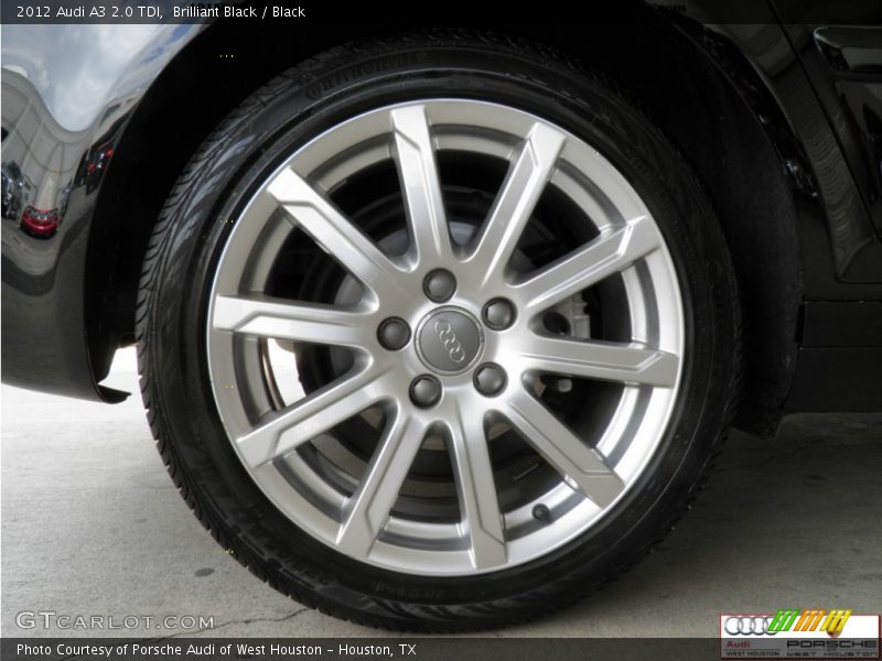 Brilliant Black / Black 2012 Audi A3 2.0 TDI
