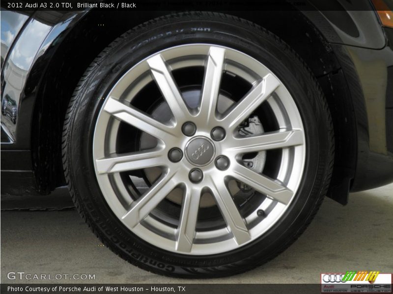 Brilliant Black / Black 2012 Audi A3 2.0 TDI