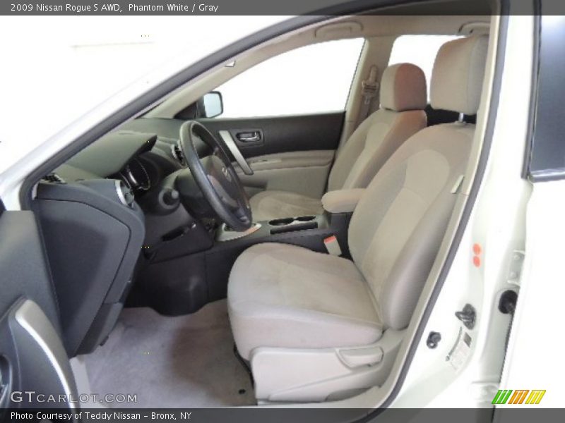 Phantom White / Gray 2009 Nissan Rogue S AWD