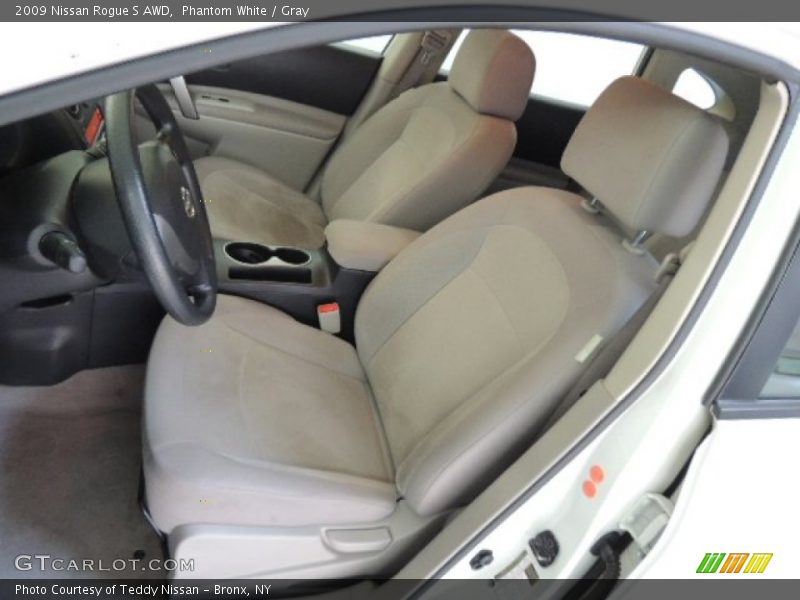 Phantom White / Gray 2009 Nissan Rogue S AWD