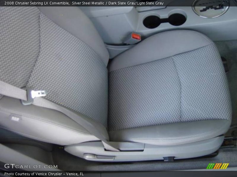 Silver Steel Metallic / Dark Slate Gray/Light Slate Gray 2008 Chrysler Sebring LX Convertible