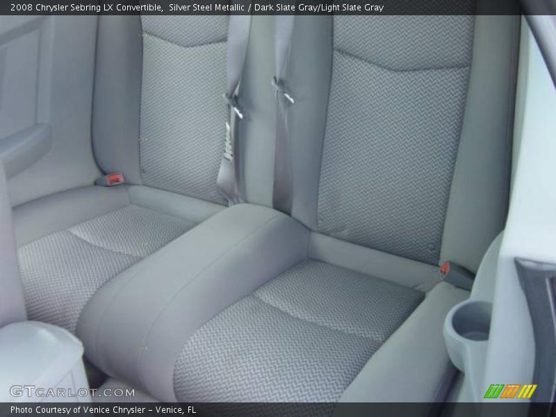 Silver Steel Metallic / Dark Slate Gray/Light Slate Gray 2008 Chrysler Sebring LX Convertible