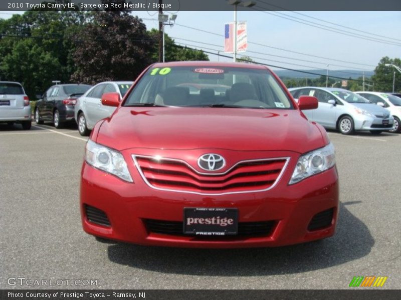 Barcelona Red Metallic / Bisque 2010 Toyota Camry LE