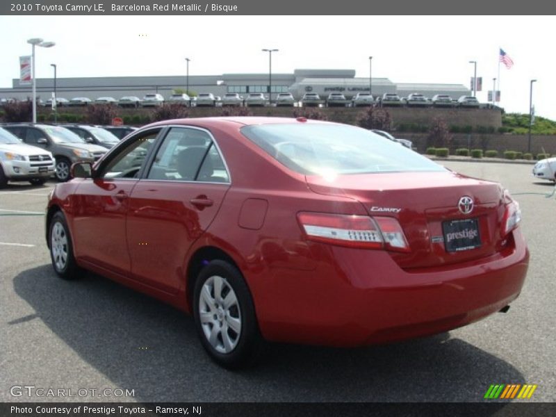 Barcelona Red Metallic / Bisque 2010 Toyota Camry LE