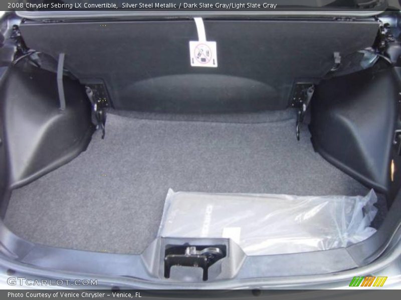 Silver Steel Metallic / Dark Slate Gray/Light Slate Gray 2008 Chrysler Sebring LX Convertible