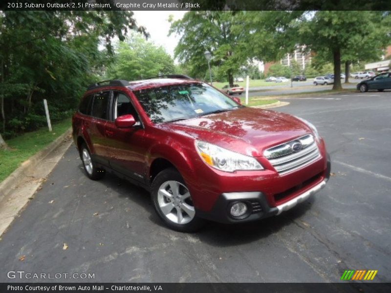 Graphite Gray Metallic / Black 2013 Subaru Outback 2.5i Premium