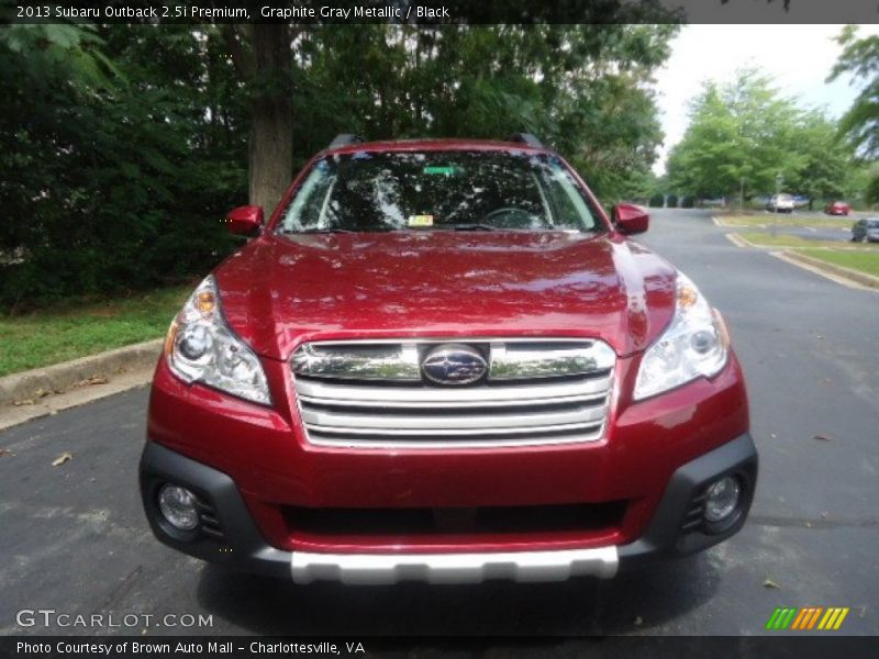 Graphite Gray Metallic / Black 2013 Subaru Outback 2.5i Premium