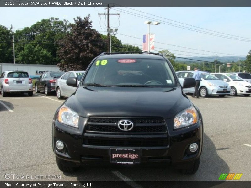 Black / Dark Charcoal 2010 Toyota RAV4 Sport 4WD