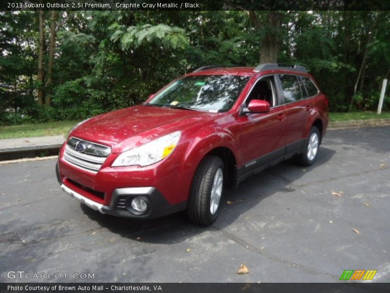 Graphite Gray Metallic / Black 2013 Subaru Outback 2.5i Premium