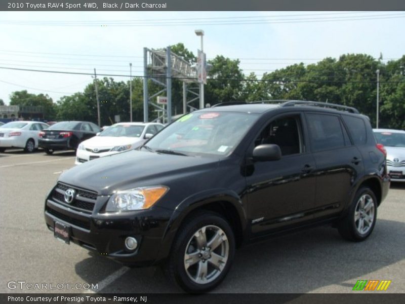 Black / Dark Charcoal 2010 Toyota RAV4 Sport 4WD