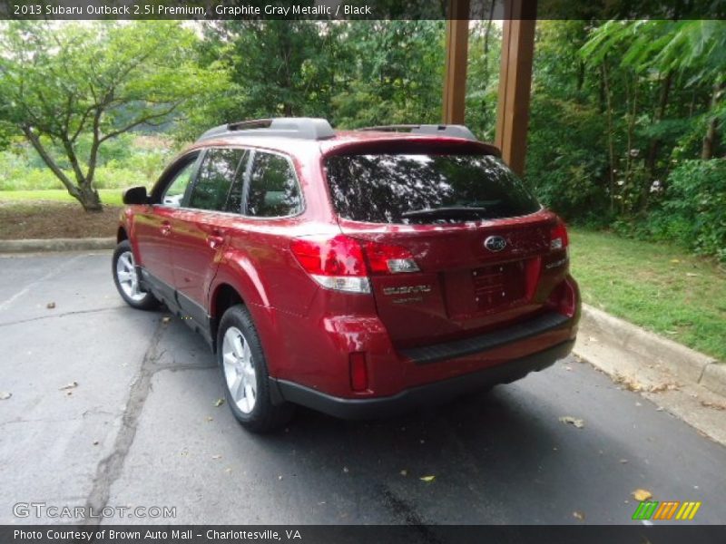Graphite Gray Metallic / Black 2013 Subaru Outback 2.5i Premium