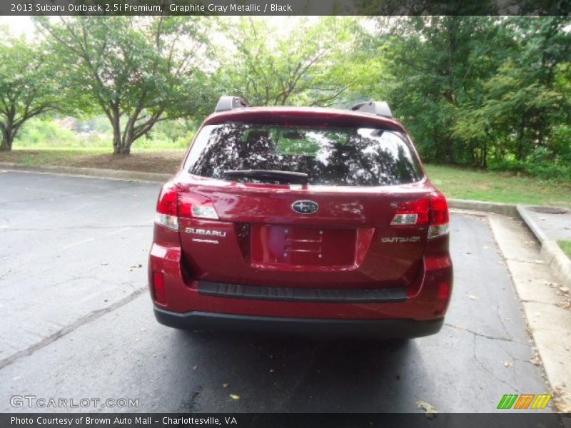 Graphite Gray Metallic / Black 2013 Subaru Outback 2.5i Premium