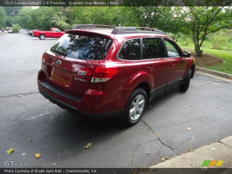 Graphite Gray Metallic / Black 2013 Subaru Outback 2.5i Premium