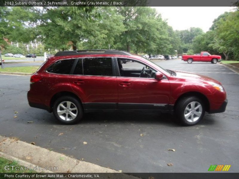 Graphite Gray Metallic / Black 2013 Subaru Outback 2.5i Premium