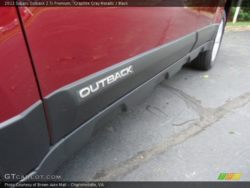 Graphite Gray Metallic / Black 2013 Subaru Outback 2.5i Premium