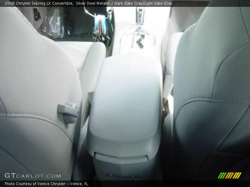 Silver Steel Metallic / Dark Slate Gray/Light Slate Gray 2008 Chrysler Sebring LX Convertible