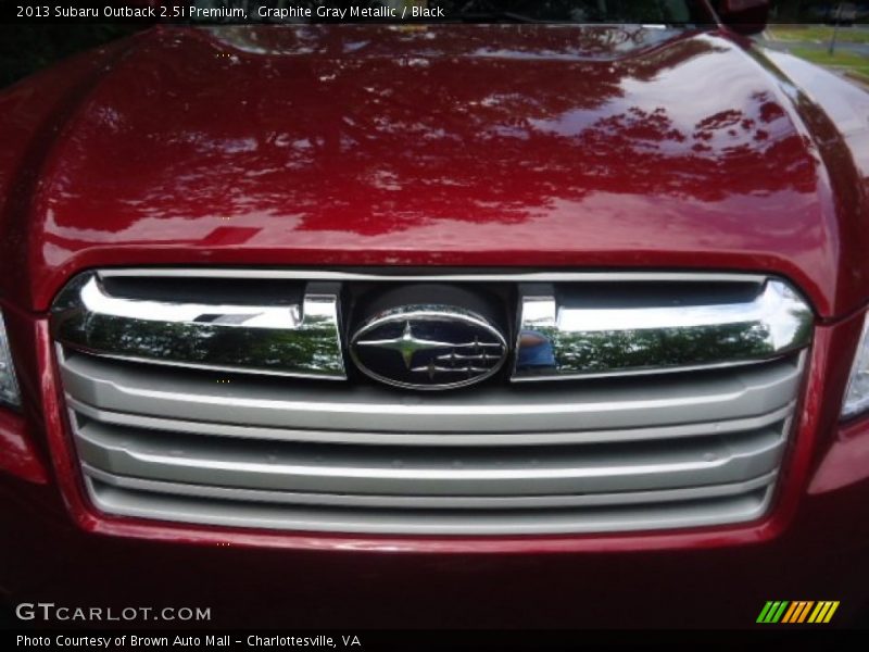 Graphite Gray Metallic / Black 2013 Subaru Outback 2.5i Premium