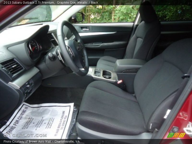 Graphite Gray Metallic / Black 2013 Subaru Outback 2.5i Premium