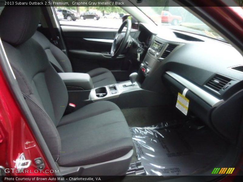 Graphite Gray Metallic / Black 2013 Subaru Outback 2.5i Premium