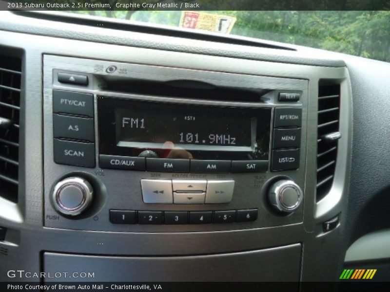 Graphite Gray Metallic / Black 2013 Subaru Outback 2.5i Premium
