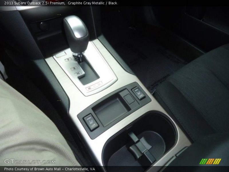Graphite Gray Metallic / Black 2013 Subaru Outback 2.5i Premium