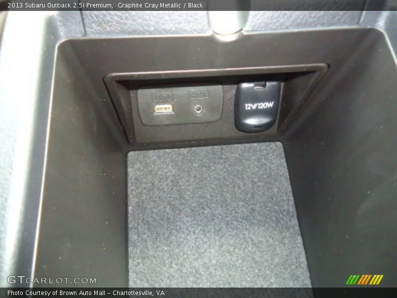 Graphite Gray Metallic / Black 2013 Subaru Outback 2.5i Premium
