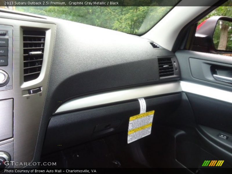 Graphite Gray Metallic / Black 2013 Subaru Outback 2.5i Premium