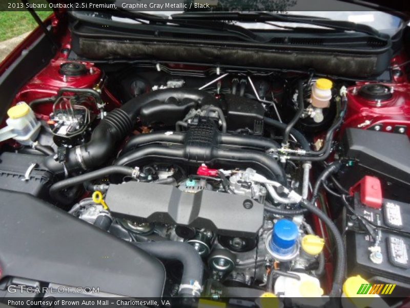 Graphite Gray Metallic / Black 2013 Subaru Outback 2.5i Premium