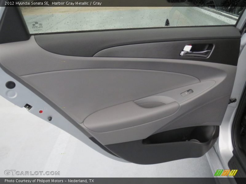 Harbor Gray Metallic / Gray 2012 Hyundai Sonata SE