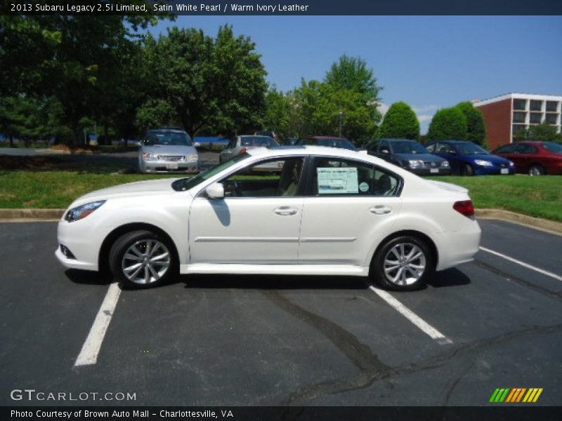  2013 Legacy 2.5i Limited Satin White Pearl