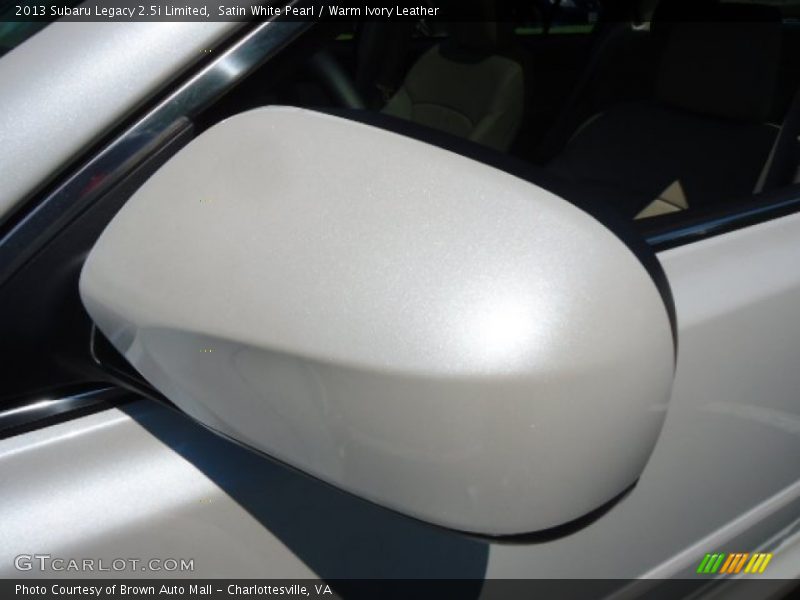 Satin White Pearl / Warm Ivory Leather 2013 Subaru Legacy 2.5i Limited