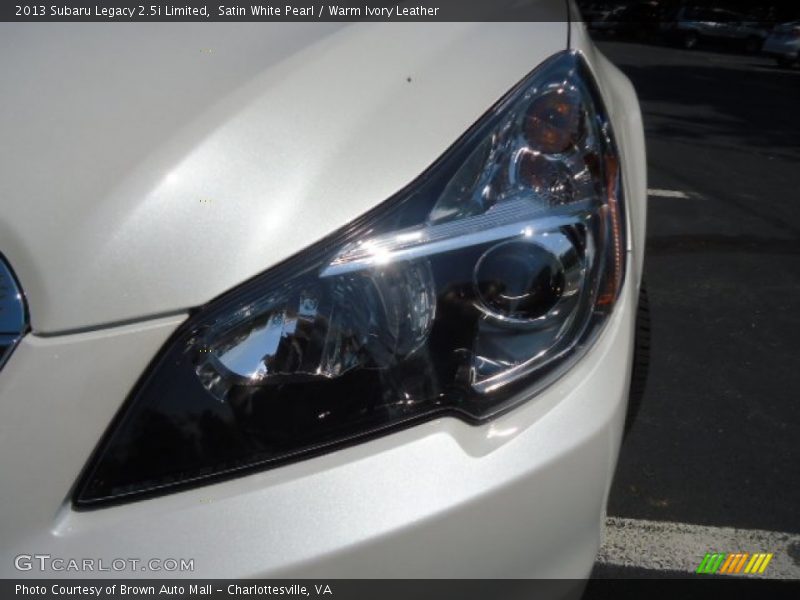 Satin White Pearl / Warm Ivory Leather 2013 Subaru Legacy 2.5i Limited