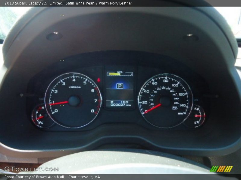  2013 Legacy 2.5i Limited 2.5i Limited Gauges