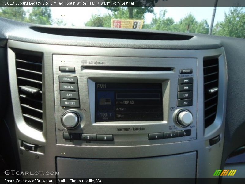 Satin White Pearl / Warm Ivory Leather 2013 Subaru Legacy 2.5i Limited