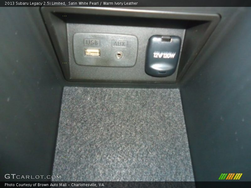 Satin White Pearl / Warm Ivory Leather 2013 Subaru Legacy 2.5i Limited