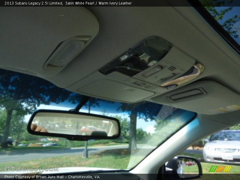 Satin White Pearl / Warm Ivory Leather 2013 Subaru Legacy 2.5i Limited