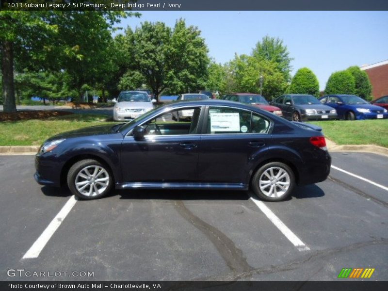 Deep Indigo Pearl / Ivory 2013 Subaru Legacy 2.5i Premium