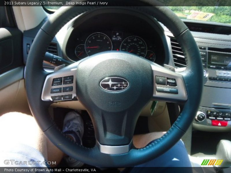 Deep Indigo Pearl / Ivory 2013 Subaru Legacy 2.5i Premium