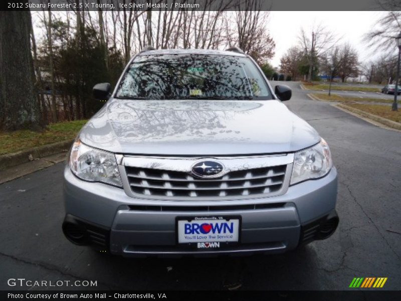 Ice Silver Metallic / Platinum 2012 Subaru Forester 2.5 X Touring